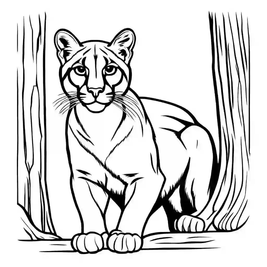 Cougars coloring pages